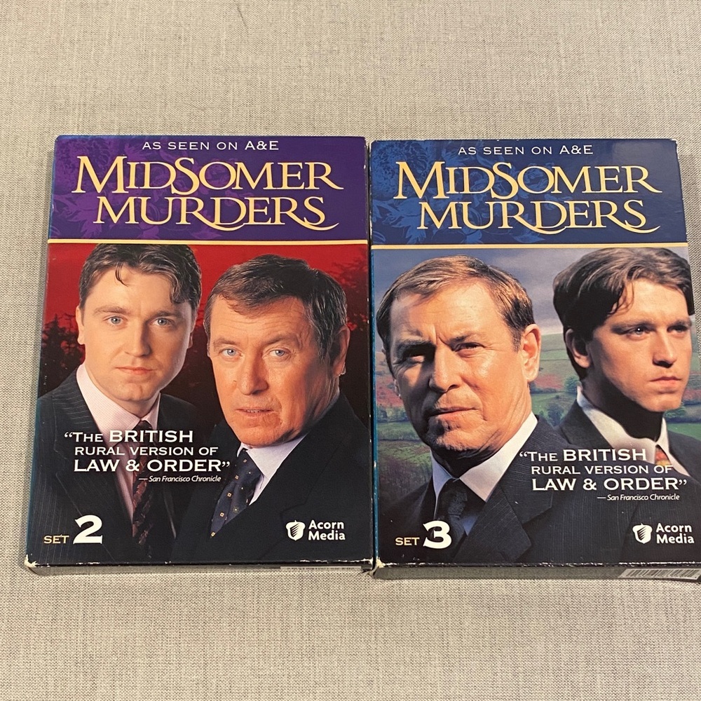 A&E Midsomer Murders Season Set 2 and Season Set 3 Acorn Media